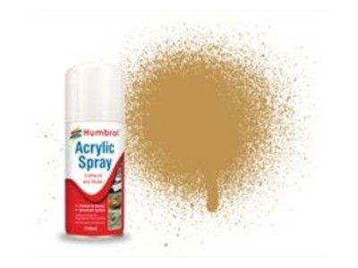 HUMBROL ACRYLIC HOBBY SPRAY 150ML No 93 Desert Yellow 