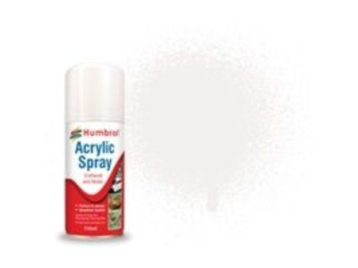 HUMBROL ACRYLIC HOBBY VARNISH SPRAY 150ML No 135 Satin Varnish 