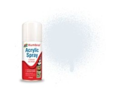 HUMBROL ACRYLIC HOBBY SPRAY 150ML No 191 Chrome Silver 