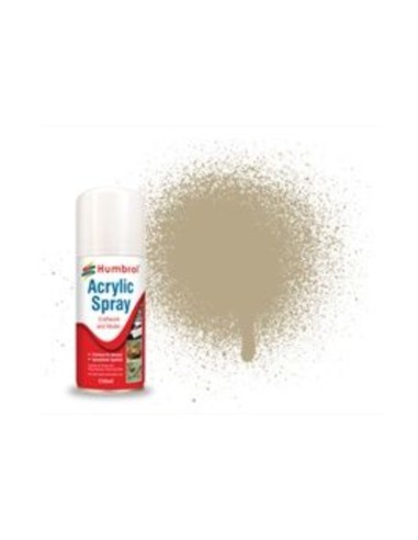 HUMBROL ACRYLIC HOBBY SPRAY 150ML No 237 Desert Tan 