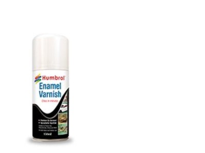 HUMBROL ENAMEL HOBBY VARNISH SPRAY 150ML No 49 Varnish Matt 