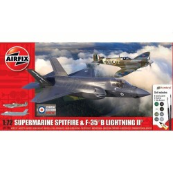 'Then and Now' Spitfire Mk.Vc & F-35B Lightning II 