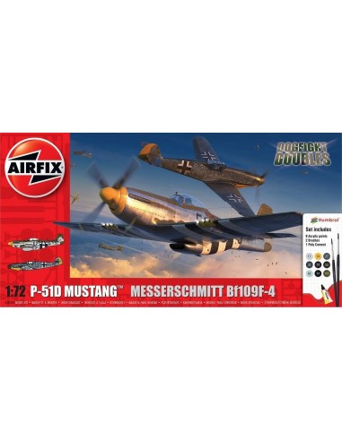 P-51D Mustang vs Bf109F-4 Dogfight Double 