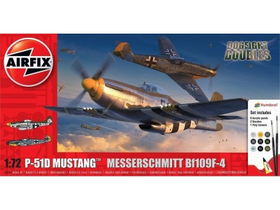 P-51D Mustang vs Bf109F-4 Dogfight Double 