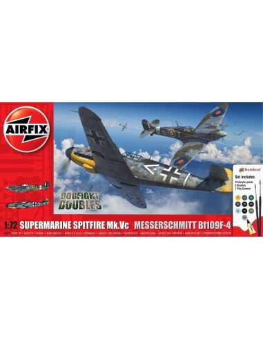 Supermarine Spitfire Mk.Vc vs Bf109F-4 Dogfight Double 