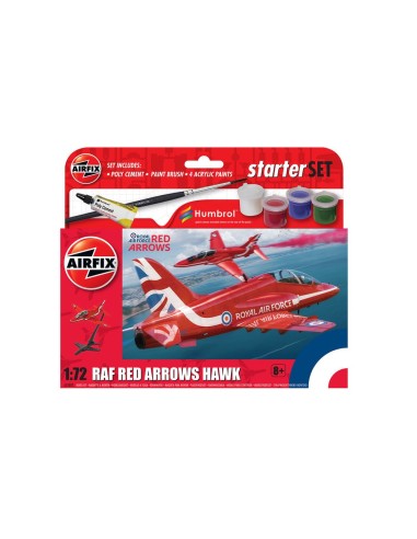 Small Beginners Set Red Arrows Hawk 