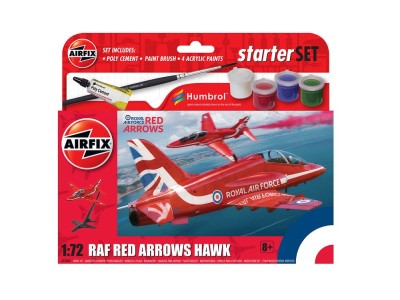Small Beginners Set Red Arrows Hawk 