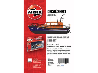Decal Sheet - RNLI Shannon Class Lifeboat (A55015) 