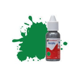 HUMBROL ACRYLIC DROPPER BOTTLE 14ML No 2 Emerald Green - Gloss 