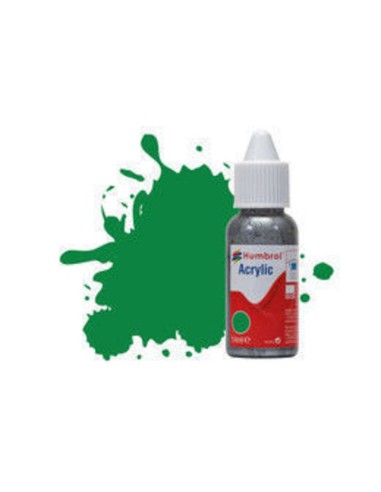 HUMBROL ACRYLIC DROPPER BOTTLE 14ML No 2 Emerald Green - Gloss 
