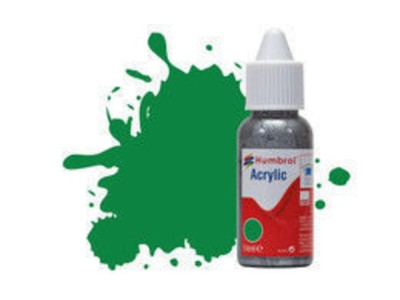 HUMBROL ACRYLIC DROPPER BOTTLE 14ML No 2 Emerald Green - Gloss 