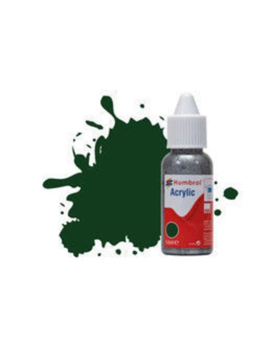 HUMBROL ACRYLIC DROPPER BOTTLE 14ML No 3 Brunswick Green Gloss 