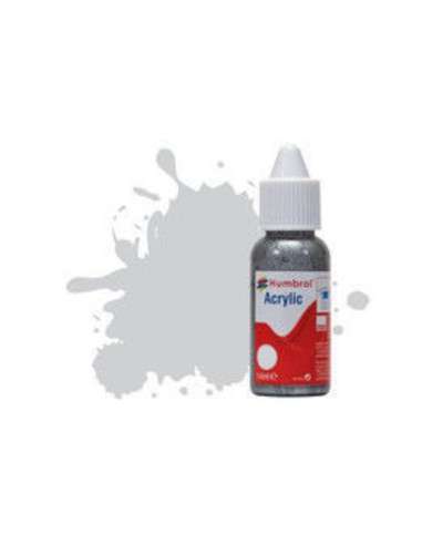 HUMBROL ACRYLIC DROPPER BOTTLE 14ML No 11 Silver - Metallic 