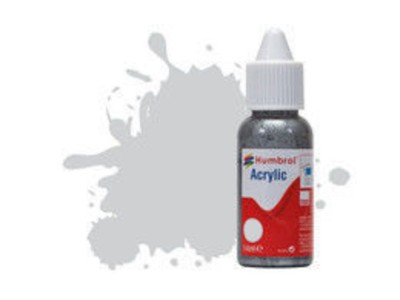 HUMBROL ACRYLIC DROPPER BOTTLE 14ML No 11 Silver - Metallic 