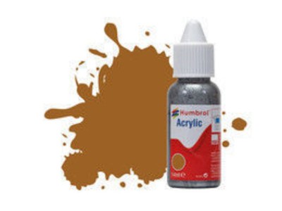 HUMBROL ACRYLIC DROPPER BOTTLE 14ML No 12 Copper - Metallic 