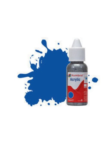 HUMBROL ACRYLIC DROPPER BOTTLE 14ML No 14 French Blue - Gloss 