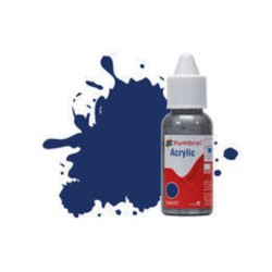 HUMBROL ACRYLIC DROPPER BOTTLE 14ML No 15 Midnight Blue - Gloss 