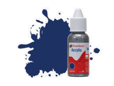 HUMBROL ACRYLIC DROPPER BOTTLE 14ML No 15 Midnight Blue - Gloss 