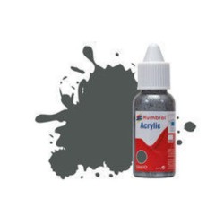 HUMBROL ACRYLIC DROPPER BOTTLE 14ML No 27 Sea Grey - Matt 