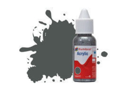 HUMBROL ACRYLIC DROPPER BOTTLE 14ML No 27 Sea Grey - Matt 