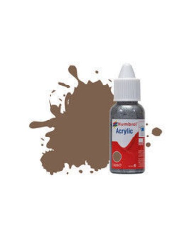 HUMBROL ACRYLIC DROPPER BOTTLE 14ML No 29 Dark Earth - Matt 
