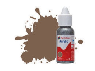 HUMBROL ACRYLIC DROPPER BOTTLE 14ML No 29 Dark Earth - Matt 