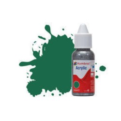 HUMBROL ACRYLIC DROPPER BOTTLE 14ML No 30 Dark Green - Matt 