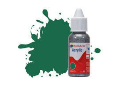 HUMBROL ACRYLIC DROPPER BOTTLE 14ML No 30 Dark Green - Matt 