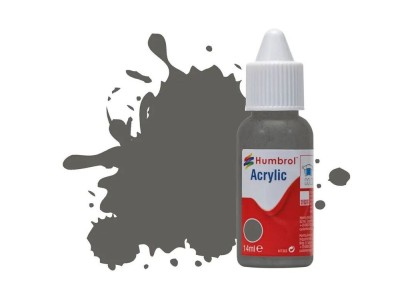 HUMBROL ACRYLIC DROPPER BOTTLE 14ML No 31 Slate Grey Matt 