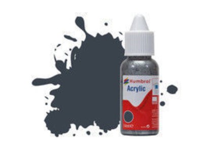 HUMBROL ACRYLIC DROPPER BOTTLE 14ML No 32 Dark Grey - Matt 