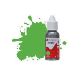 HUMBROL ACRYLIC DROPPER BOTTLE 14ML No 37 Bright Green Matt 