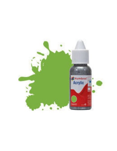 HUMBROL ACRYLIC DROPPER BOTTLE 14ML No 38 Lime Gloss 