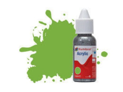 HUMBROL ACRYLIC DROPPER BOTTLE 14ML No 38 Lime Gloss 