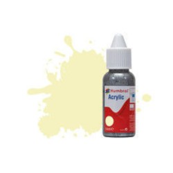 HUMBROL ACRYLIC DROPPER BOTTLE 14ML No 41 Ivory - Gloss 