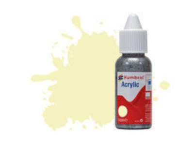 HUMBROL ACRYLIC DROPPER BOTTLE 14ML No 41 Ivory - Gloss 