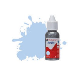 HUMBROL ACRYLIC DROPPER BOTTLE 14ML No 44 Pastel Blue Matt 