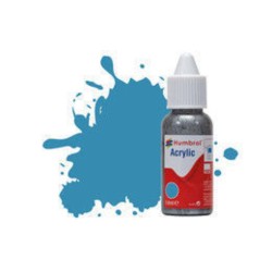 HUMBROL ACRYLIC DROPPER BOTTLE 14ML N0 48 Mediterranean Blue Gloss 