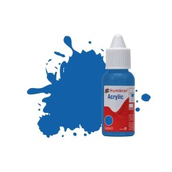 HUMBROL ACRYLIC DROPPER BOTTLE 14ML No 52 Baltic Blue - Metallic 