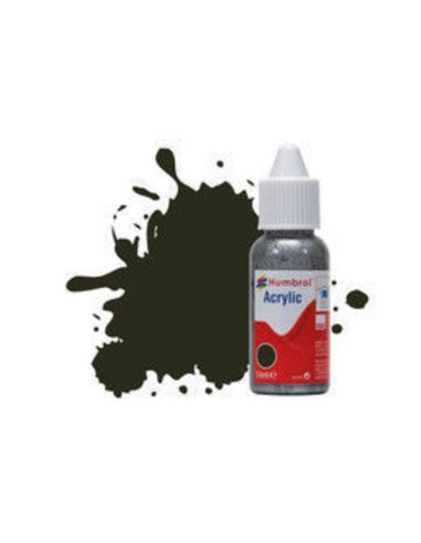 HUMBROL ACRYLIC DROPPER BOTTLE 14ML No 53 Gunmetal - Metallic 