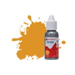 HUMBROL ACRYLIC DROPPER BOTTLE 14ML No.54 Brass Metallic 