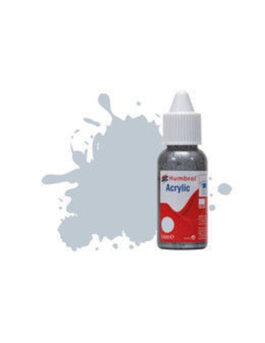 HUMBROL ACRYLIC DROPPER BOTTLE 14ML No 56 Aluminium - Metallic 