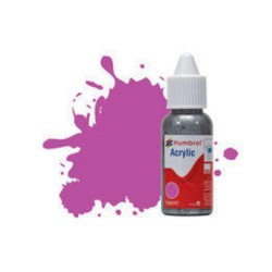 HUMBROL ACRYLIC DROPPER BOTTLE 14ML No 58 Magenta Matt 