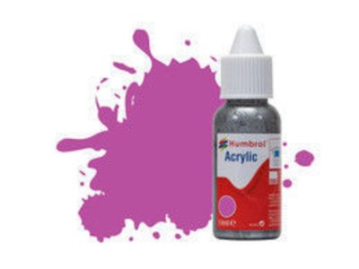 HUMBROL ACRYLIC DROPPER BOTTLE 14ML No 58 Magenta Matt 