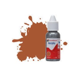 HUMBROL ACRYLIC DROPPER BOTTLE 14ML No 62 Leather - Matt 