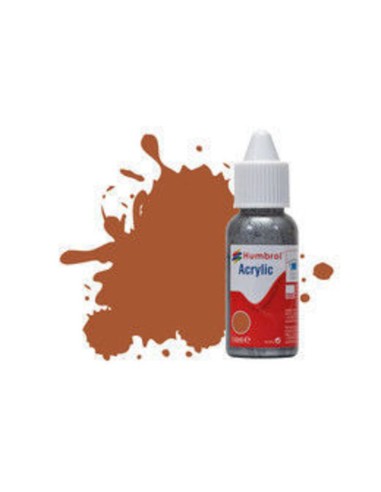 HUMBROL ACRYLIC DROPPER BOTTLE 14ML No 62 Leather - Matt 