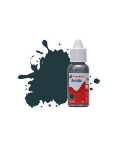 HUMBROL ACRYLIC DROPPER BOTTLE 14ML No 67 Matt Tank Grey - Matt 