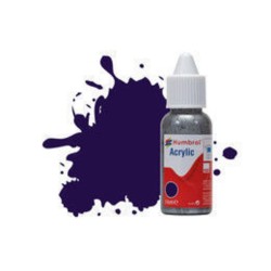 HUMBROL ACRYLIC DROPPER BOTTLE 14ML No 68 Purple Gloss 