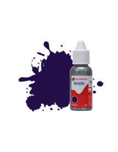 HUMBROL ACRYLIC DROPPER BOTTLE 14ML No 68 Purple Gloss 