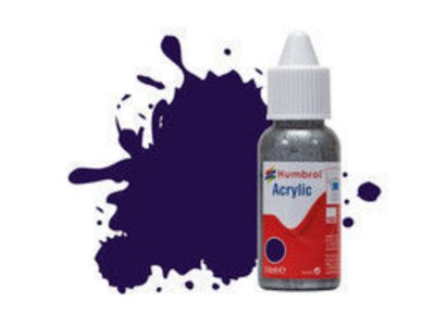 HUMBROL ACRYLIC DROPPER BOTTLE 14ML No 68 Purple Gloss 