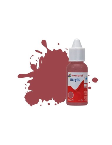HUMBROL ACRYLIC DROPPER BOTTLE 14ML No. 73 Wine Matt 